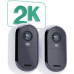 Arlo Arlo Essential 2K outdoor camera, surveillance camera (white/black, set of 2, WLAN, 4 MP)