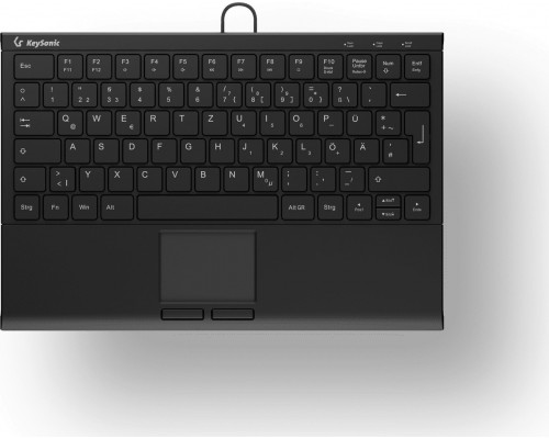 Keysonic KeySonic KSK-5211ELU (DE) klawiatura USB QWERTZ Niemiecki Czarny