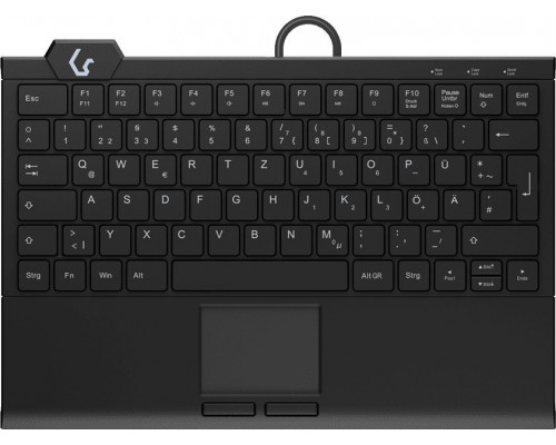 Keysonic KeySonic KSK-5210ELU (DE) klawiatura USB QWERTZ Niemiecki Czarny