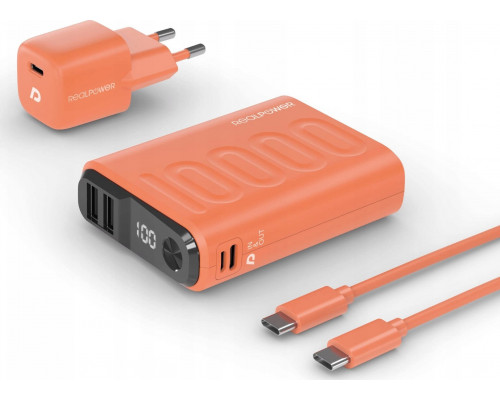 Realpower RealPower PB-10000 Set       orange      10.000mAh