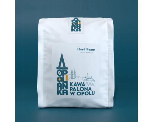 Hard Beans Coffee Kawa Opolanka - Peru 65% Brazylia 35% - 1 kg ziarnista