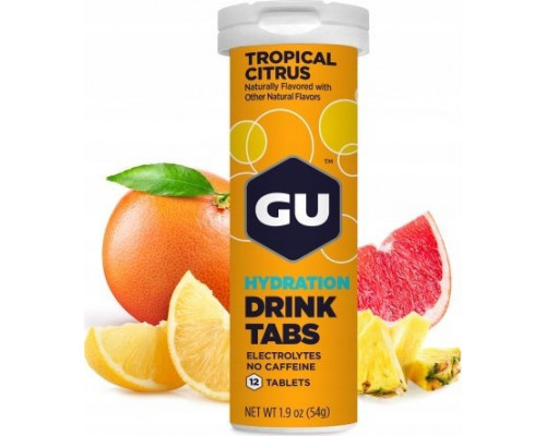 GU Hydration Drink Tabs Tropical Citrus  12gab   (25/03)