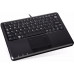 Perixx Perixx PERIBOARD-510 H PLUS UK, mini USB keyboard, touchpad, hub, black
