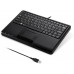 Perixx Perixx PERIBOARD-510 H PLUS UK, mini USB keyboard, touchpad, hub, black