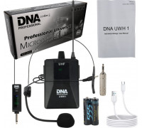 DNA NAGŁOWNY MIKROFON BEZPRZEWODOWY BODYPACK + ODBIORNIK UHF 560-590 MHZ