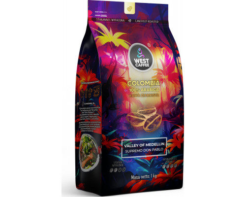 West Caffee Colombia Valley of Medelin Supremo don Pablo