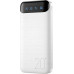 Wekome WEKOME WP-163 - Power bank 20000 mAh Super Charging 2xUSB-A LED (White)