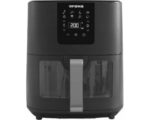 Orava Orava horkovzdušná fritéza, 1700 W, 7 l, 8 programů, LED displej, 40-200 °C, časovač, digitální ovládání