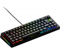 Glorious GMMK 3 65 % Custom Gaming- - Pre-Built, ISO Fox Switches, czarny