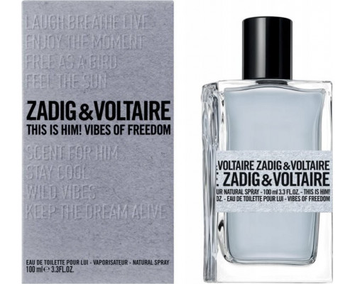 Alkotest ZADIG & VOLTAIRE This Is Him! Vibes of Freedom EDT spray 100ml