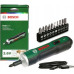 Bosch Bosch PushDrive, Power screwdriver, Straight handle, Green, 360 RPM, 2.5 N·m, 5 N·m