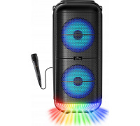 Media-Tech MEDIA-TECH BT POWER AUDIO DISCO Portable głośnik Bluetooth 5.3 z iluminacją typu disco KARAOKE radio FM MP3 50W RMS 900W PMPO