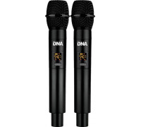 DNA DNA VM DUAL VOCAL EFFECT SET mikrofon bezprzewodowy 2x nadajnik doręczny system nagłośnienia 518-542 MHz USB Bluetooth
