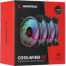 Rampage Rampage Coolwind F3 Cooling procesora CPU 3 wentylatory 120mm ARGB + kontroler