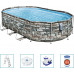 Bestway Swimming pool Power Steel Comfort Jet Series, oval, 610x366x122 cm Lumarko!