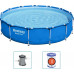 Bestway Swimming pool Steel Pro with a frame, 396x84 cm Lumarko!