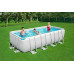 Bestway Swimming pool Power Steel z setem, rectangular, 488x244x122 cm Lumarko!