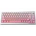 Akko AKKO MonsGeek  M1W SP Pink&White Gaming-Tastatur, Wireless, RGB, V3 Piano Pro Switch - silber, ANSI (US)
