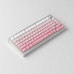 Akko AKKO MonsGeek  M1W SP Pink&White Gaming-Tastatur, Wireless, RGB, V3 Piano Pro Switch - silber, ANSI (US)