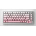 Akko AKKO MonsGeek  M1W SP Pink&White Gaming-Tastatur, Wireless, RGB, V3 Piano Pro Switch - silber, ANSI (US)