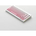 Akko AKKO MonsGeek  M1W SP Pink&White Gaming-Tastatur, Wireless, RGB, V3 Piano Pro Switch - silber, ANSI (US)