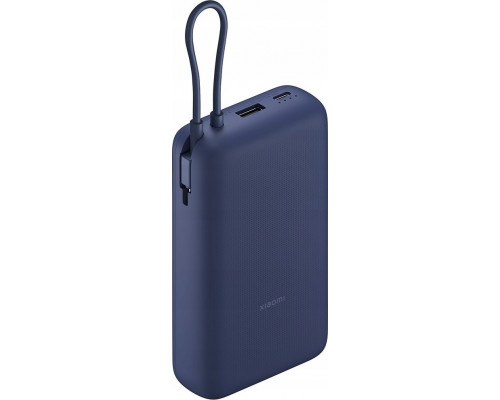 Xiaomi Xiaomi 33W Power Bank (Integrated Cable) | 20000 mAh | USB-C/USB-C cable/USB-A | Blue