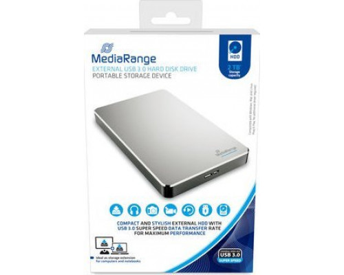 Mediarange 2TB 2.5'' Usb 3.0 (MR997)