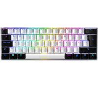 Sharkoon SKILLER SGK50 S4, gaming keyboard (Kolor: BIAŁY/Kolor: CZARNY, ES layout, Kailh Red)