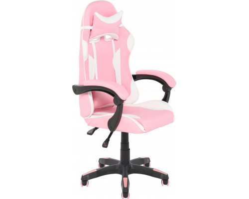 GAMING CHAIR OTE 58X61X119CM. WHITE/PINK