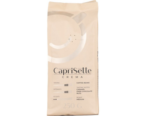 Coffee beans Caprisette Crema, 250 g