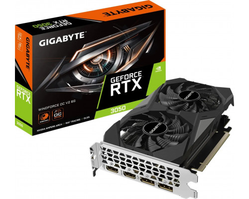 *RTX3050 Gigabyte GeForce RTX 3050 Windforce OC V2 6GB GDDR6 (GV-N3050WF2OCV2-6GD)