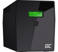 Green Cell charger Awaryjny UPS 2000VA 1200W Power Proof z wyświetlaczem LCD 6x IEC