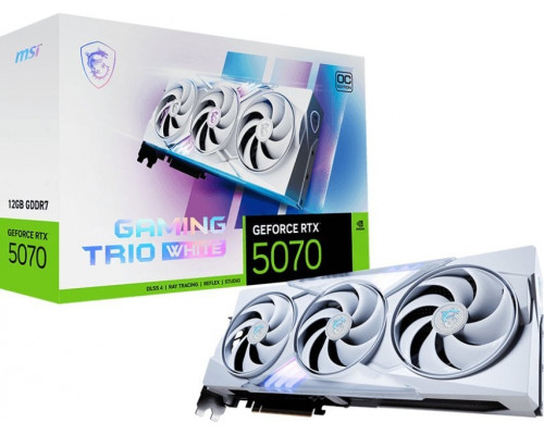 MSI GeForce RTX 5070 Gaming Trio OC White 12GB GDDR7