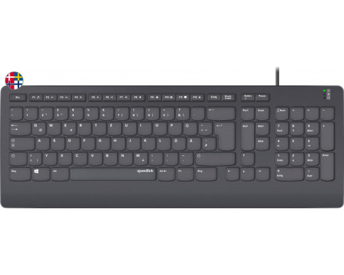 Speedlink keyboard Hi-Genic Nordic (SL-640009-BK-NC)