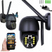 Zewnętrzna Kamera WIFI Obrotowa 8MPx ŚLEDZENIE ~360 stopni UHD NAGRANIA SD [V-7 Elegant Black]