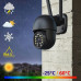 Zewnętrzna Kamera WIFI Obrotowa 8MPx ŚLEDZENIE ~360 stopni UHD NAGRANIA SD [V-7 Elegant Black]