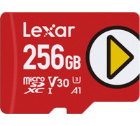 SD  Lexar PLAY MicroSDXC 256 GB Class 10 UHS-I/U1 A1 V30 (LMSPLAY256G-BNSNG)