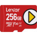 SD  Lexar PLAY MicroSDXC 256 GB Class 10 UHS-I/U1 A1 V30 (LMSPLAY256G-BNSNG)