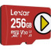 SD  Lexar PLAY MicroSDXC 256 GB Class 10 UHS-I/U1 A1 V30 (LMSPLAY256G-BNSNG)