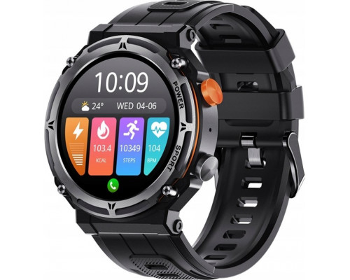 Smartwatch Veltori VT130-1 Black Pasek Silikonowy