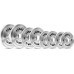 TOS SET TALERZY OLIMPIJSKICH STALOWYCH KALIBROWANYCH 2 x 1.5 - 5.0 KG (22 KG) HMS