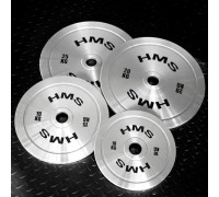 TOS SET TALERZY OLIMPIJSKICH STALOWYCH KALIBROWANYCH 2 x 10 - 25 KG (140 KG) HMS