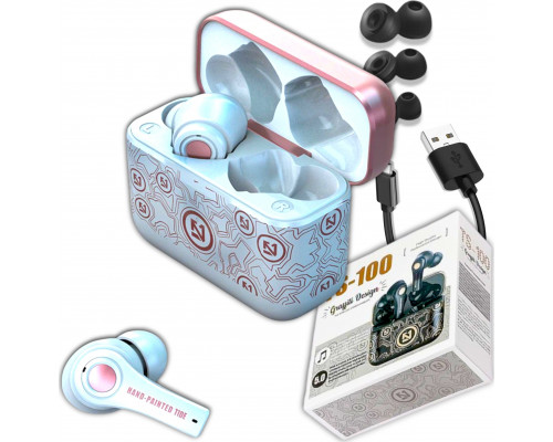 Douszne Sportowe z MIKROFONEM TWS POWERBANK TS-100