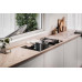 Novy |  + Hood | Easy Pro 1861 | Induction hob with built-in hood | 80 cm | Number of burners/cooking zones 4 | Black | Slider