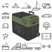Yolco BCX40 Green 39 l