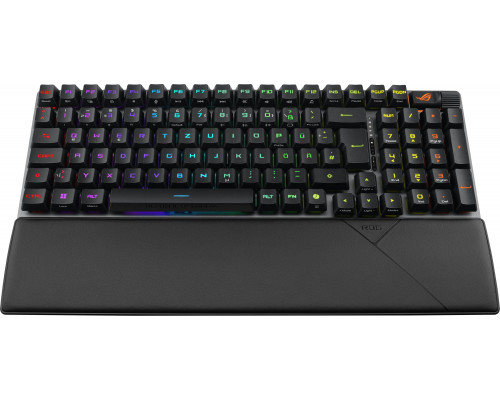 ASUS ROG Strix Scope II 96 RX Wireless Gaming Tastatur, 96%, RGB - schwarz, ROG RX RED