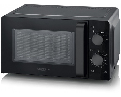 Severin MW 9587          schwarz Mikrowelle mit Glasboden