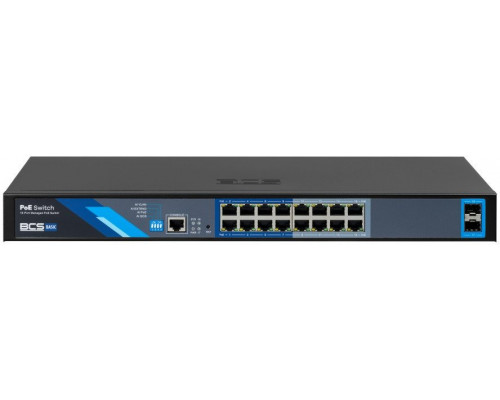 16 port switch PoE  BCS-B-SP16G-2SFP-M