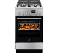 Special offer! Electrolux gas stove with electric oven SteamBake stainless steel 50cm LKK560222X
