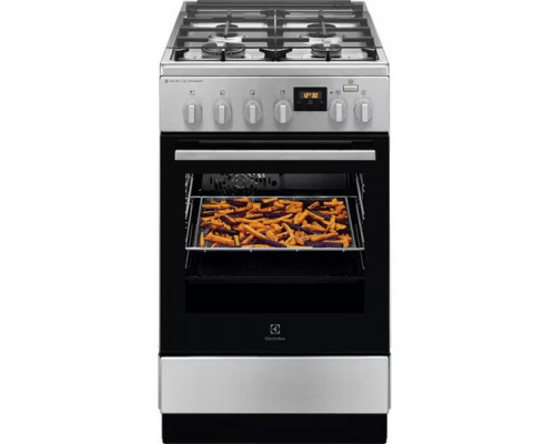 Special offer! Electrolux gas stove with electric oven SteamBake stainless steel 50cm LKK560222X